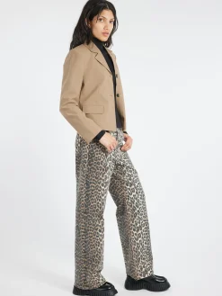 GANNI - Fitted Blazer in Tigers Eye