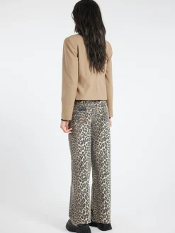 GANNI - Fitted Blazer in Tigers Eye