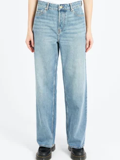 GANNI - Izey Jeans in Light Blue
