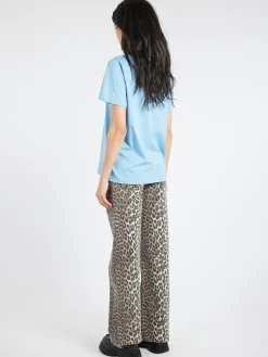 GANNI - Tiger T-Shirt in Blue