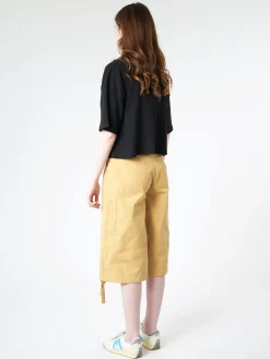 Girls of Dust - Big T Cropped in Black