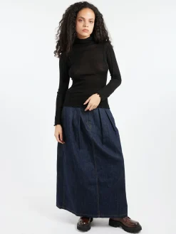 Girls of Dust - Bulb Skirt in Indigo