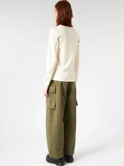 Girls Of Dust - Club T-Shirt L/S in Off White