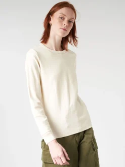 Girls Of Dust - Club T-Shirt L/S in Off White