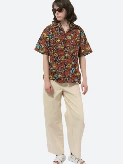 Girls of Dust - Cuban Shirt in Brick