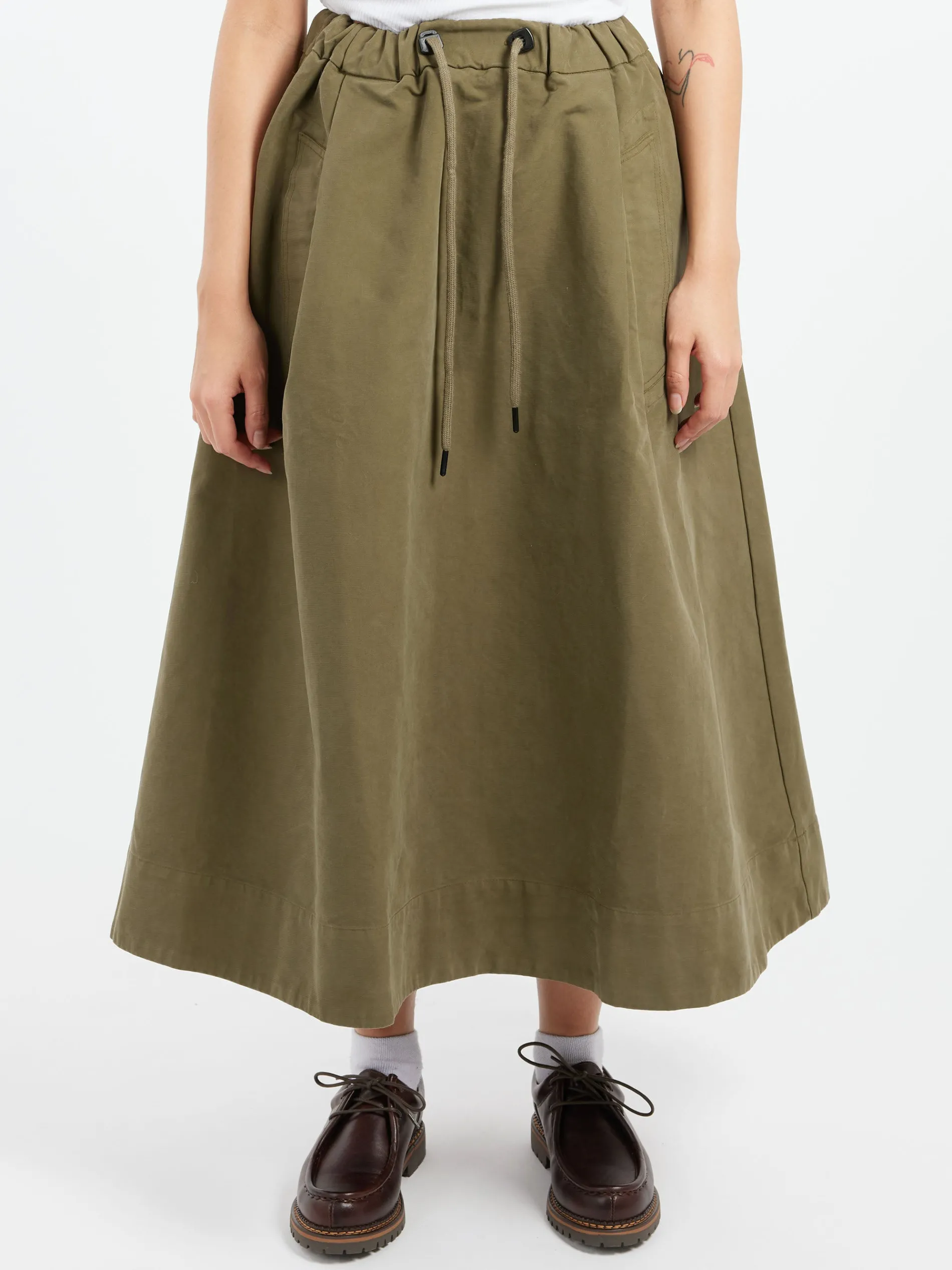 Girls of Dust - Meadow Skirt in Dark Olive