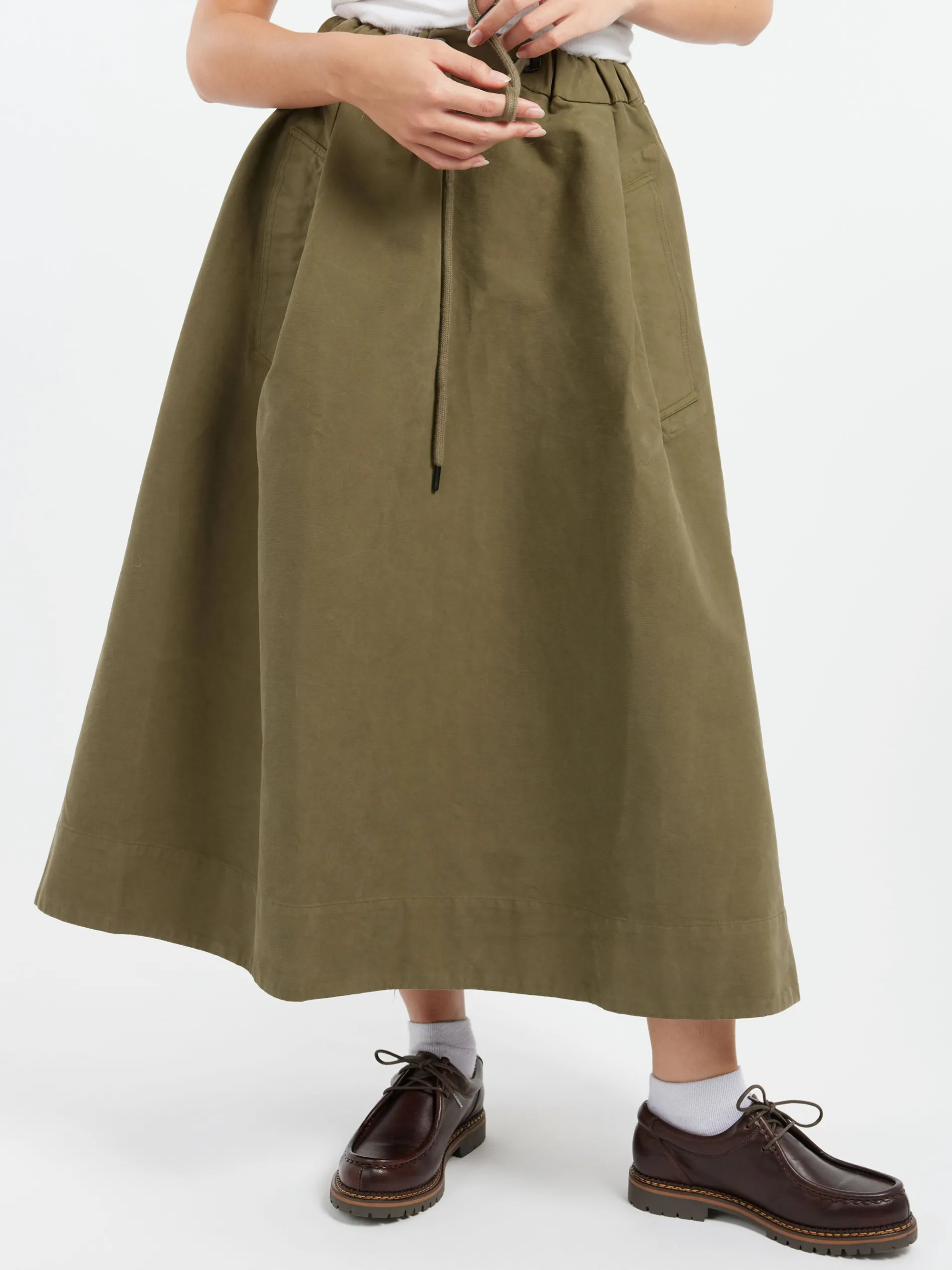 Girls of Dust - Meadow Skirt in Dark Olive