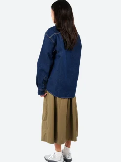 Girls of Dust - Mechanic Shirt in Stone Wash