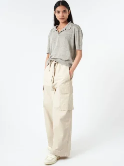 Girls of Dust - Para Pants in Mastic (Off White)