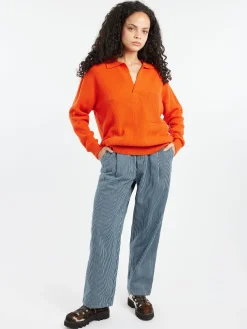 Girls of Dust - Rugby Sweater in Orange