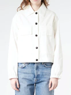 Girls of Dust - Worker Ripstop Jacket in Milk