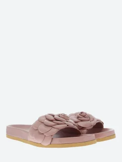 gravitypope - Anata Slide Sandals in Rosa Nappa
