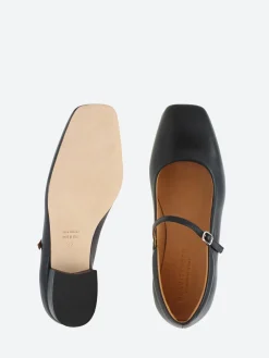 gravitypope - Bell Mary Jane in Nero Nappa