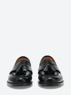 gravitypope - Britta Tassel Loafers in Nero Incaslucido