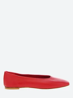 gravitypope - Jaana Ballet Flats in Rosso Nappa