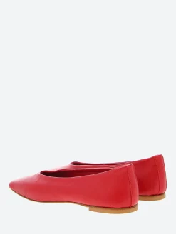 gravitypope - Jaana Ballet Flats in Rosso Nappa