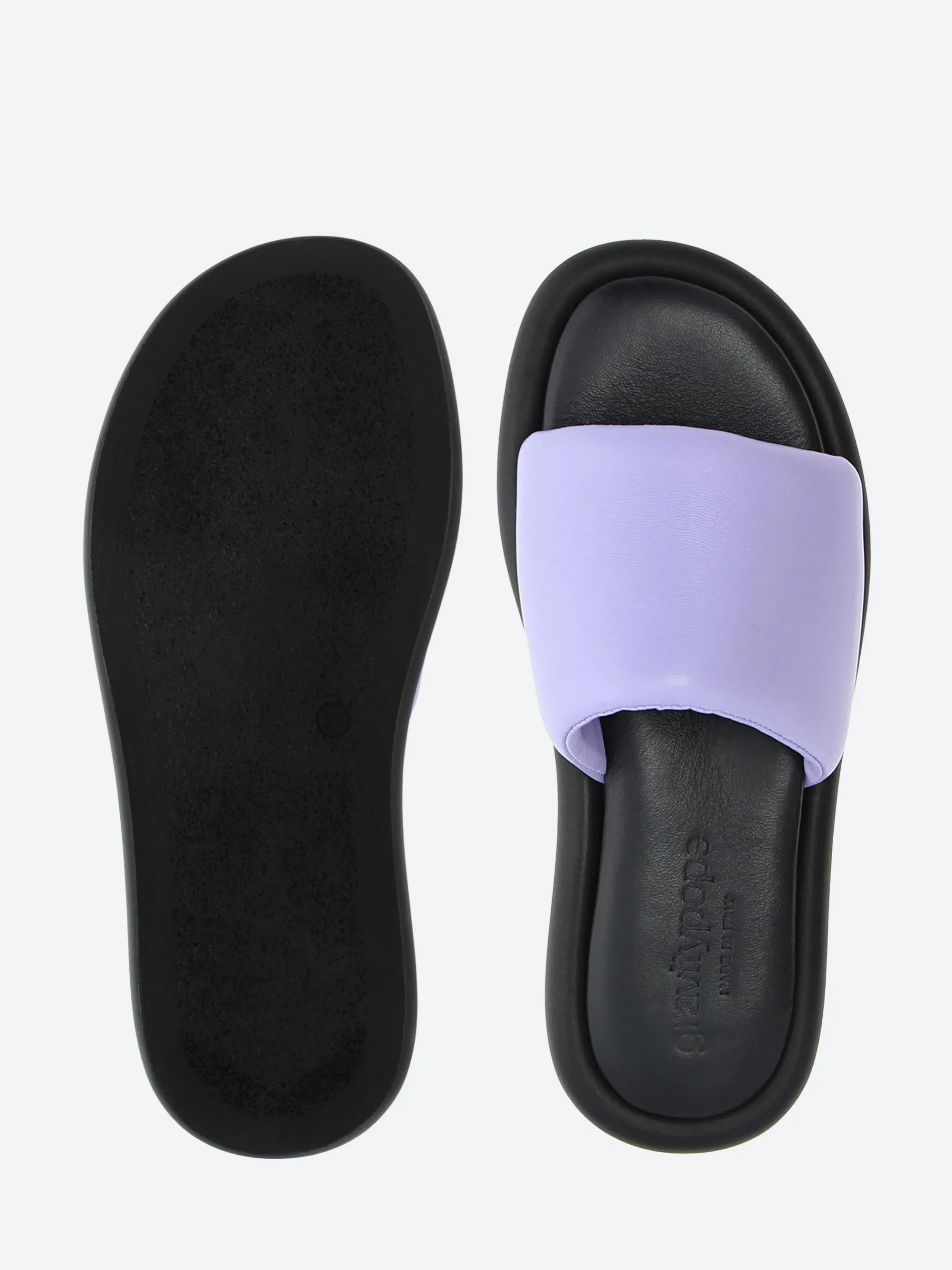 gravitypope - Jade Slide Sandals in Lavanda