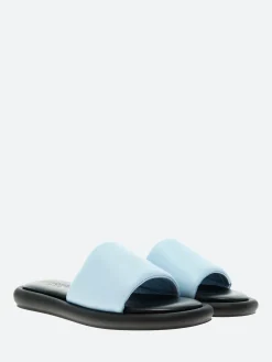 gravitypope - Jade Slide Sandals in Polvero