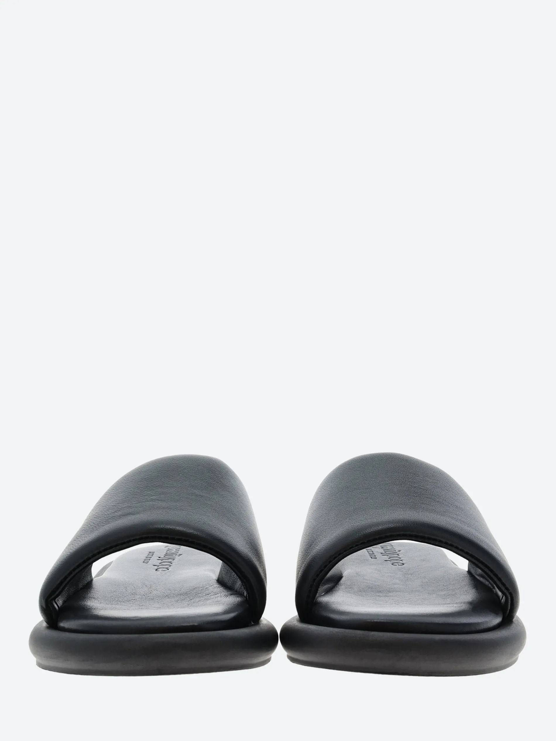 gravitypope - Jade Slide Sandals in Nero