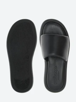 gravitypope - Jade Slide Sandals in Nero