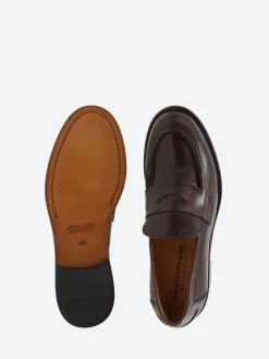 gravitypope - Milan Penny Loafers in Fondent Glove Tinto