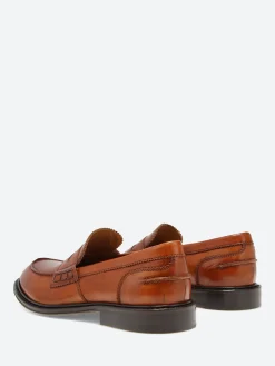 gravitypope - Milton Penny Loafers in Bambu Glove Tinto