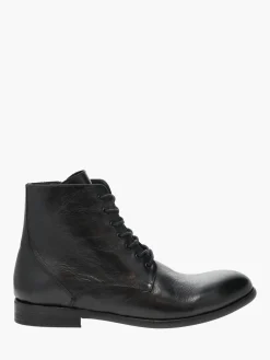 gravitypope - Morris Lace-Up Boots in Nero Vacchetta