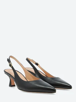 gravitypope - Nadina Slingback Pump in Nero Nappa