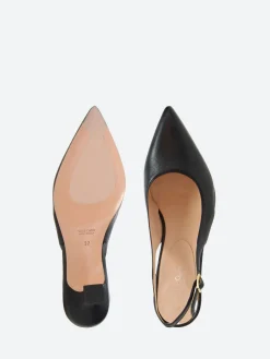 gravitypope - Nadina Slingback Pump in Nero Nappa