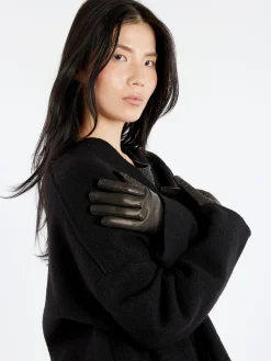 gravitypope - Nappa Long Glove in Black