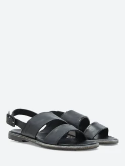 gravitypope - Obada Slingback Sandals in Nero Tcapo