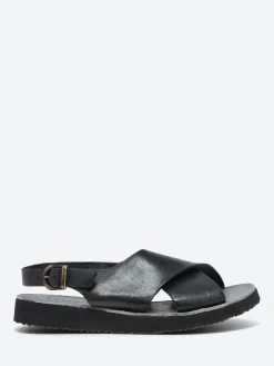 gravitypope - Ocean Sandal in Nero Tcapo