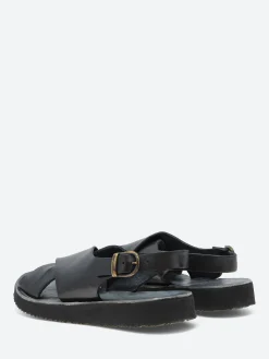 gravitypope - Ocean Sandal in Nero Tcapo