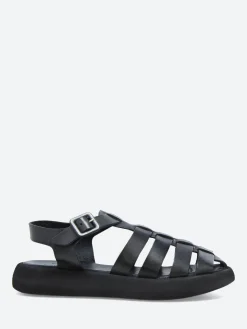 gravitypope - Orina Fisherman Sandals in Nero