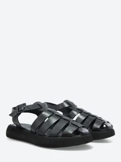gravitypope - Orina Fisherman Sandals in Nero