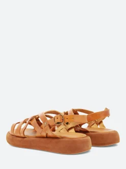 gravitypope - Orlene Sandals in Cuoio Tcapo
