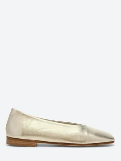 gravitypope - Raina Ballet Flats in Platino Tequila