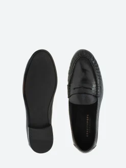 gravitypope - Rala Penny Loafers in Nero Missouri