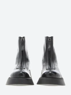 gravitypope - Rolleen Zip Boot in Nero Mousse