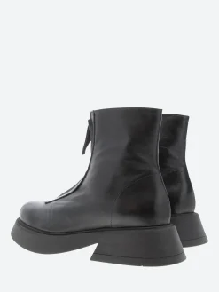gravitypope - Rolleen Zip Boot in Nero Mousse