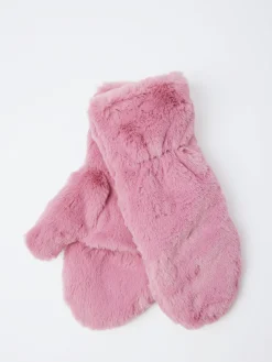 gravitypope - Teddy Muffola Mittens in Pink