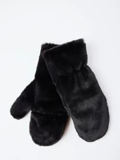 gravitypope - Teddy Muffola Mittens in Black