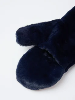 gravitypope - Teddy Muffola Mittens in Navy