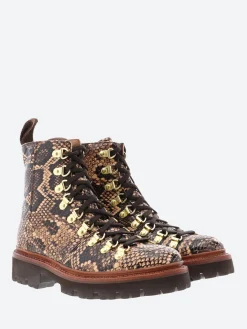 Grenson - Nanette Boot in Snake Print Leather