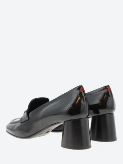 Halmanera - Deb 11 Penny Loafer Pump in Nero Glaze