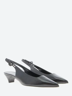 Halmanera - Fede 13 Slingback Pumps in Nero Baron