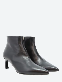 Halmanera - Vale 05 Pointed Toe Bootie in Nero Baron