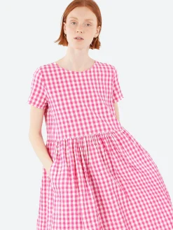 Hannoh Wessel - Demi Dress in Azalea Check