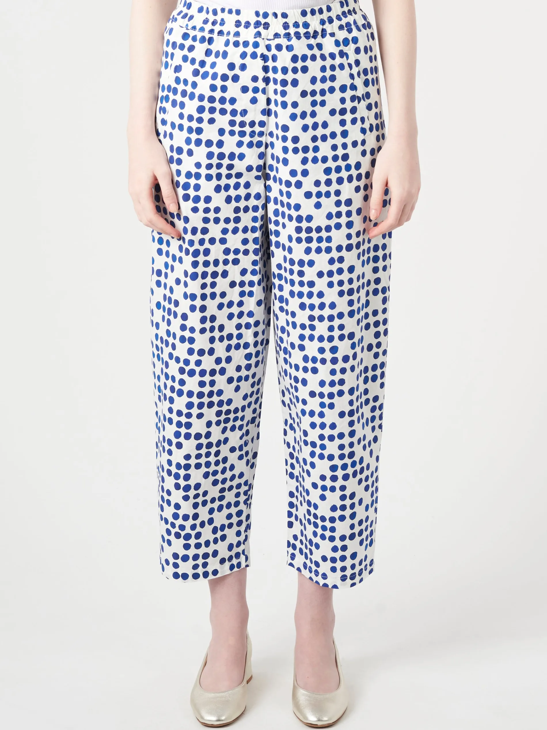 Hannoh Wessel - Potamia Pants in Blue Dots
