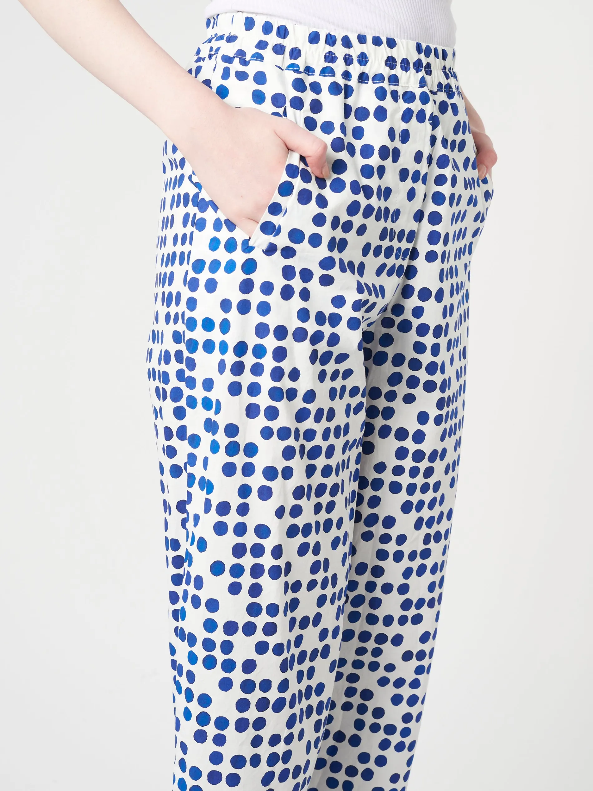Hannoh Wessel - Potamia Pants in Blue Dots